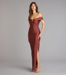 The Silvia Off-The-Shoulder Formal Dress is your new go-to Windsor dress—effortless, versatile, and made to update your fall style in seconds.