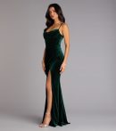 The Helga Velvet Lace-Up Slit Mermaid Dress is your new go-to Windsor dress—effortless, versatile, and made to update your fall style in seconds.