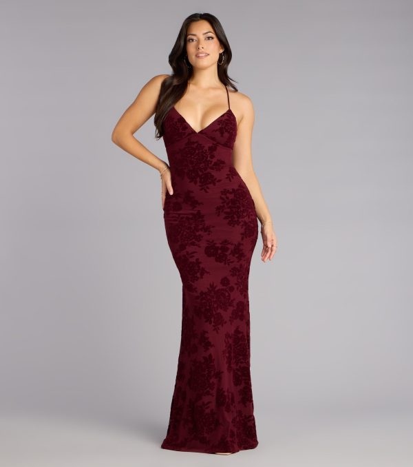 Clarence Lace-Up Mermaid Formal Dress