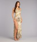 Serving Fierce Vibes Cowl Neck Maxi Dress