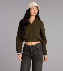 This piece brings trend-right energy to the Season Shift Mock Neck Crop Sweater, perfect for fall outfits that stand out.