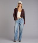 This piece brings trend-right energy to the Trailblazer Faux Suede Fringe Jacket, perfect for fall outfits that stand out.