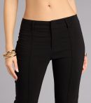This black piece brings trend-right energy to the Sleek Polish High-Rise Flare Trouser Pants, perfect for fall outfits that stand out.