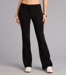 This black piece brings trend-right energy to the Sleek Polish High-Rise Flare Trouser Pants, perfect for fall outfits that stand out.