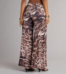 This piece brings trend-right energy to the Wild Side Leopard Wide-Leg Pants, perfect for fall outfits that stand out.