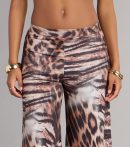 Style up your rotation with the Wild Side Leopard Wide-Leg Pants, trendy pants made to anchor every outfit with attitude and ease.